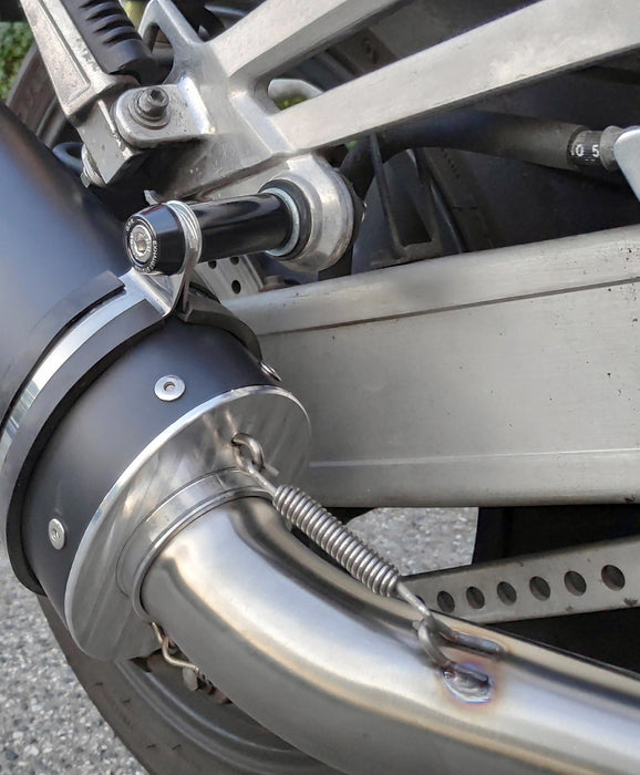 GPR Exhaust System Yamaha Xjr 1200 1995-1997, Trioval, Dual slip-on Including Removable DB Killers and Link Pipes