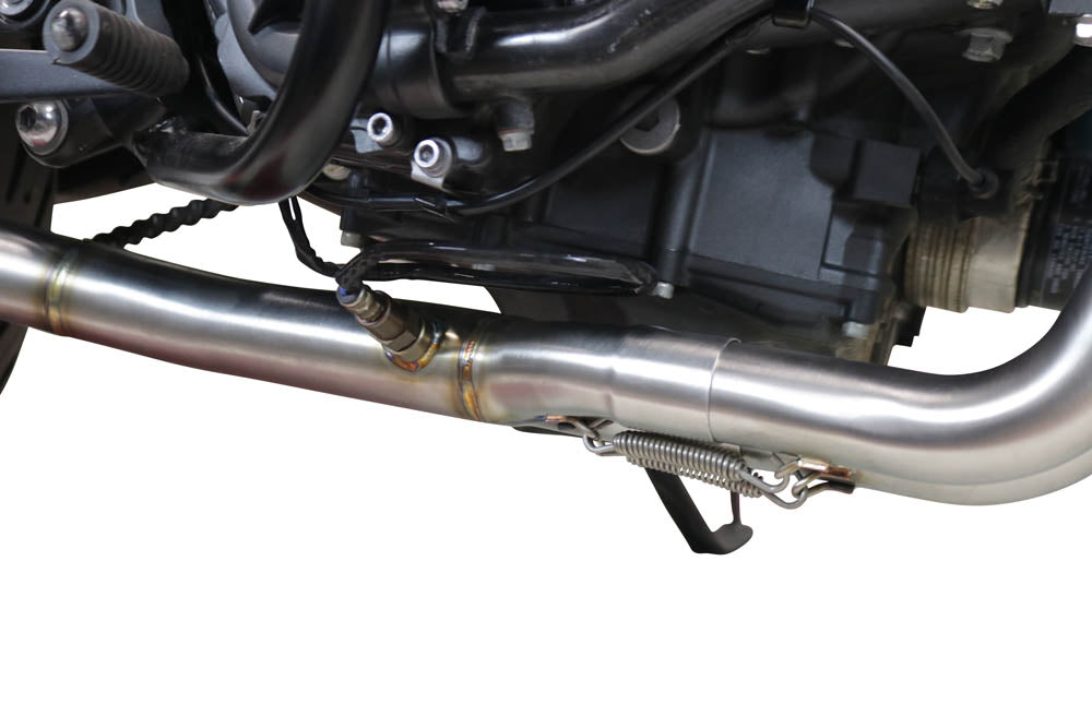 GPR Exhaust System Yamaha MT07 2021-2023, M3 Black Titanium, Full System Exhaust, Including Removable DB Killer