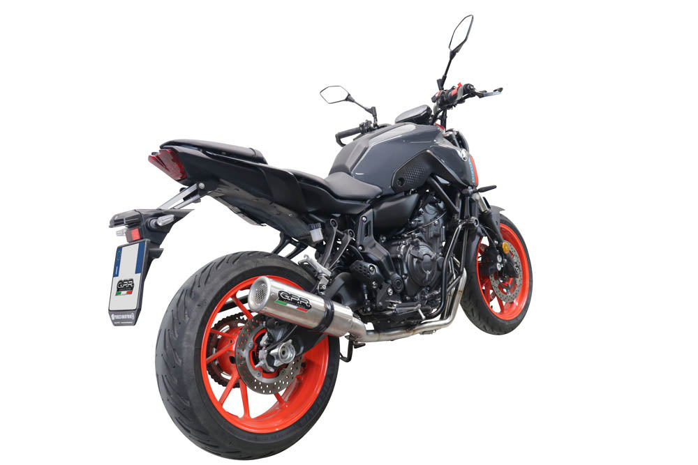GPR Exhaust System Yamaha Xsr 700 2021-2023, M3 Inox , Full System Exhaust, Including Removable DB Killer