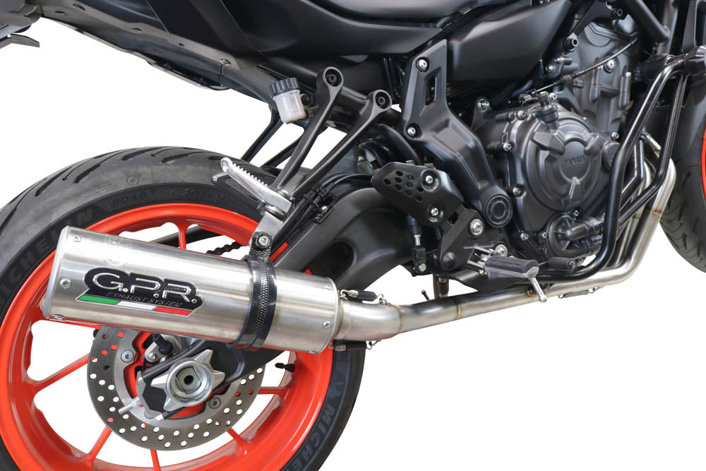 GPR Exhaust System Yamaha Xsr 700 2021-2023, M3 Inox , Full System Exhaust, Including Removable DB Killer