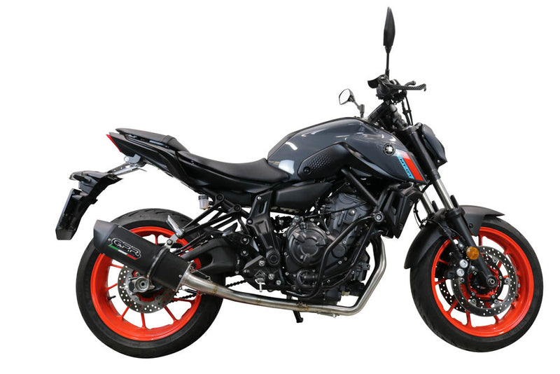 GPR Exhaust System Yamaha Xsr 700 2021-2023, Furore Evo4 Poppy, Full System Exhaust, Including Removable DB Killer