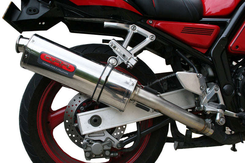 GPR Exhaust System Yamaha Fzs 600 Fazer 1998-2003, Trioval, Slip-on Exhaust Including Removable DB Killer and Link Pipe