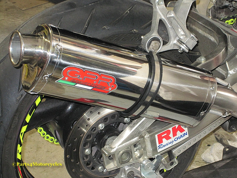 GPR Exhaust System Yamaha Yzf 750 1993-1998, Trioval, Slip-on Exhaust Including Removable DB Killer and Link Pipe