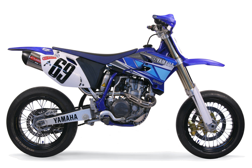 GPR Exhaust System Yamaha WR450F YZ450F 2007-2008, Gpe Ann. titanium, Slip-on Exhaust Including Removable DB Killer and Link Pipe