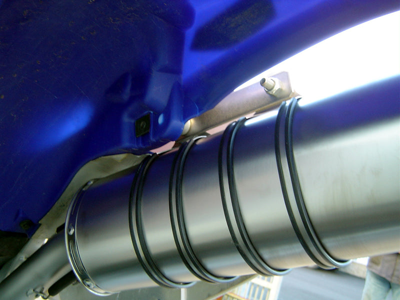 GPR Exhaust System Yamaha YZ426F 2000-2002, Furore Nero, Slip-on Exhaust Including Removable DB Killer and Link Pipe