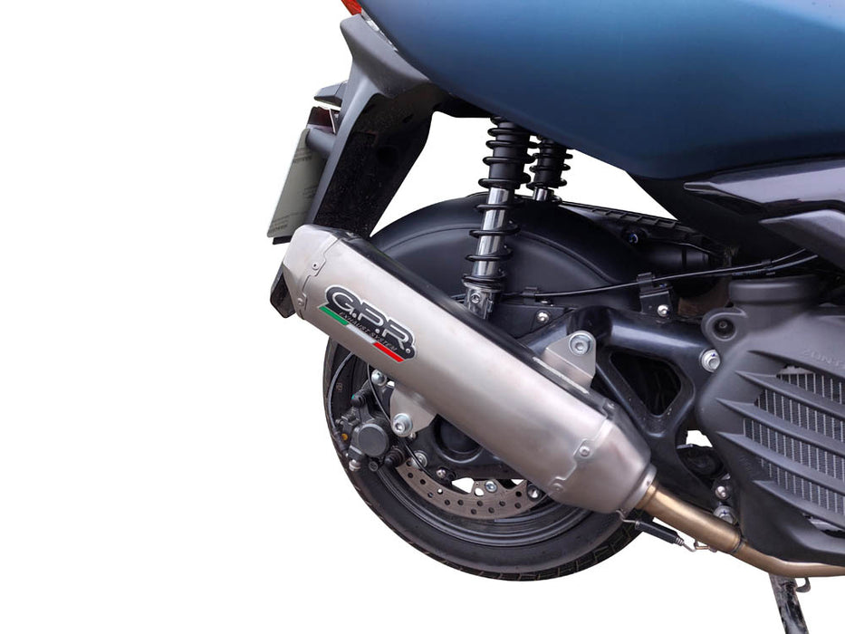 GPR Exhaust System Zontes M 125 2022-2023, Pentaroad Inox, Full System Exhaust, Including Removable DB Killer