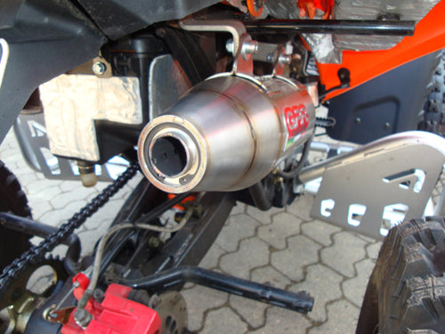GPR Exhaust for Adly 500 Hurricane S 2005-2021, Deeptone Atv, Full System Exhaust, Including Removable DB Killer