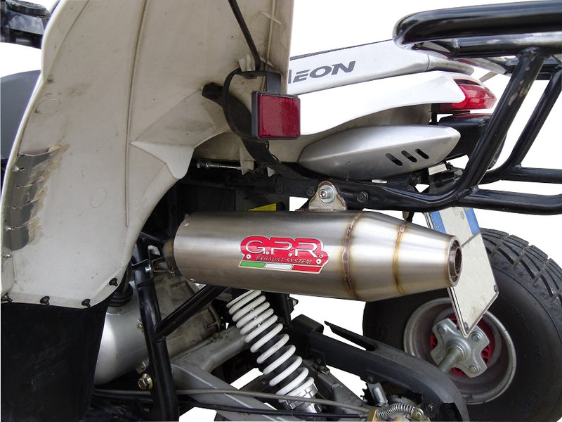 GPR Exhaust for Aeon Cobra 350 2007-2021, Deeptone Atv, Full System Exhaust, Including Removable DB Killer