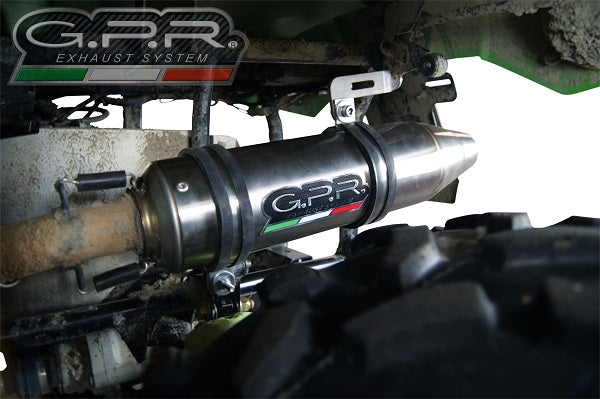 GPR Exhaust for Artic Trv 700 2011-2021, Deeptone Atv, Slip-on Exhaust Including Removable DB Killer and Link Pipe