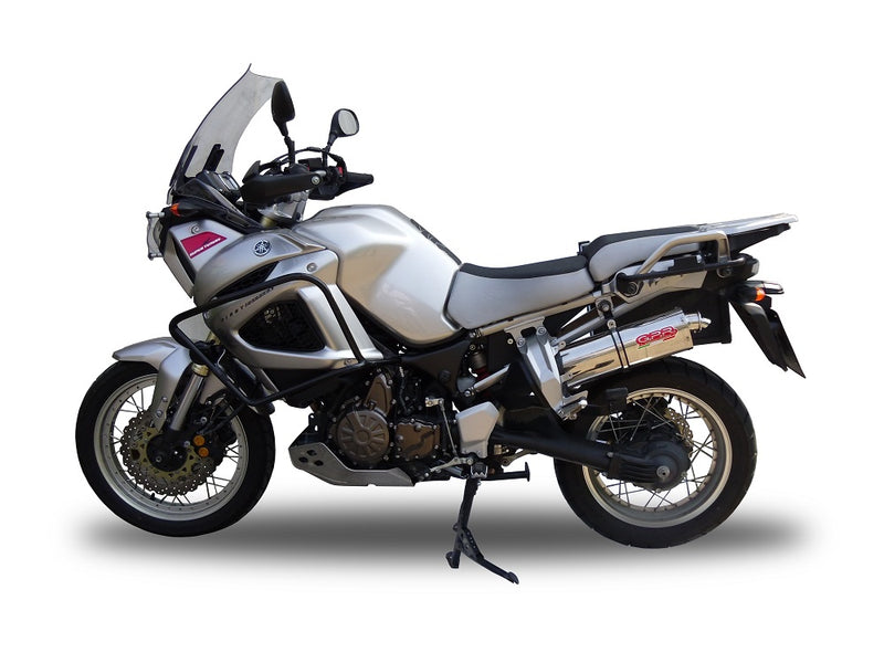 GPR Exhaust System Yamaha XT1200Z Supertenere 2017-2020, Trioval, Slip-on Exhaust Including Removable DB Killer and Link Pipe