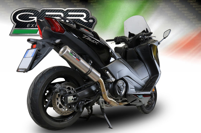 GPR Exhaust System Yamaha T-Max 560 2020-2021, M3 Inox , Full System Exhaust, Including Removable DB Killer