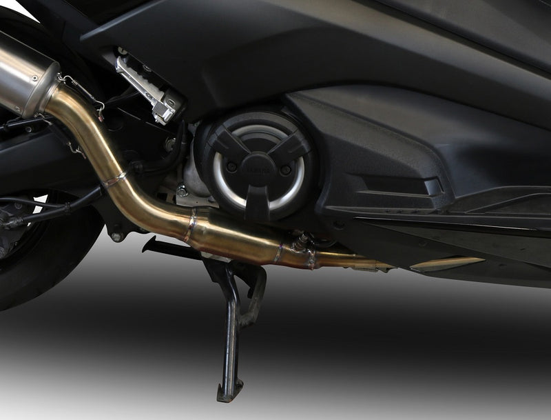 GPR Exhaust System Yamaha T-Max 530 2017-2019, Albus Ceramic, Full System Exhaust, Including Removable DB Killer