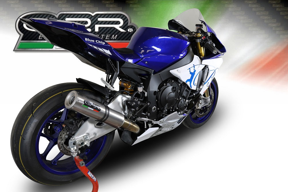 GPR Exhaust System Yamaha YZF R1 R1M 2020-2023, M3 Inox , Slip-on Exhaust Including Link Pipe
