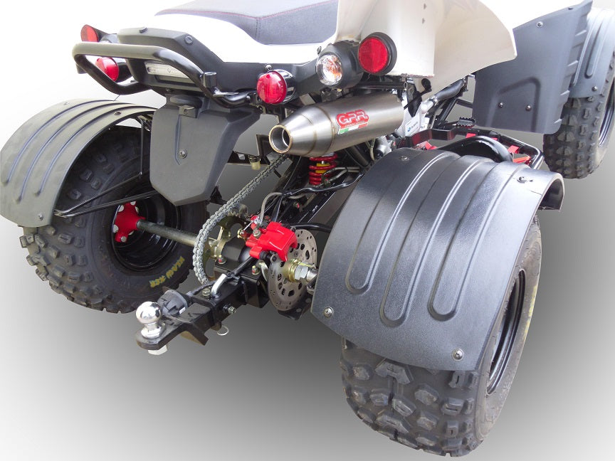 GPR Exhaust for Beeline Bestia 5.5 Supermoto / Offroad 2011-2021, Deeptone Atv, Full System Exhaust, Including Removable DB Killer