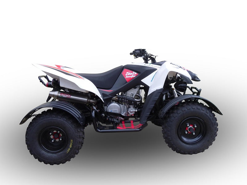 GPR Exhaust for Beeline Bestia 3.3 Supermoto / Offroad 2011-2021, Deeptone Atv, Full System Exhaust, Including Removable DB Killer
