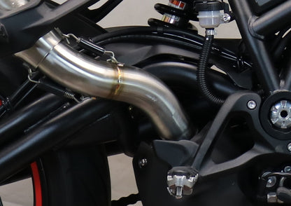 GPR Exhaust for Benelli 752S 2022-2023, Albus Evo4, Slip-on Exhaust Including Removable DB Killer and Link Pipe