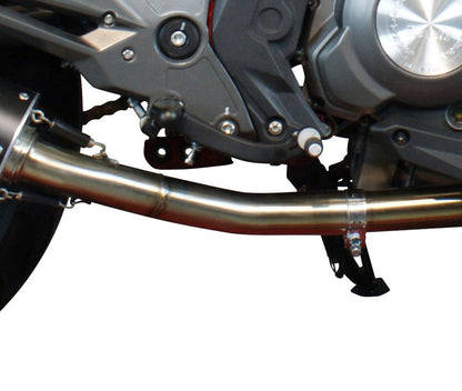 GPR Exhaust for Benelli Bn 302 S 2015-2016, Satinox , Slip-on Exhaust Including Removable DB Killer and Link Pipe