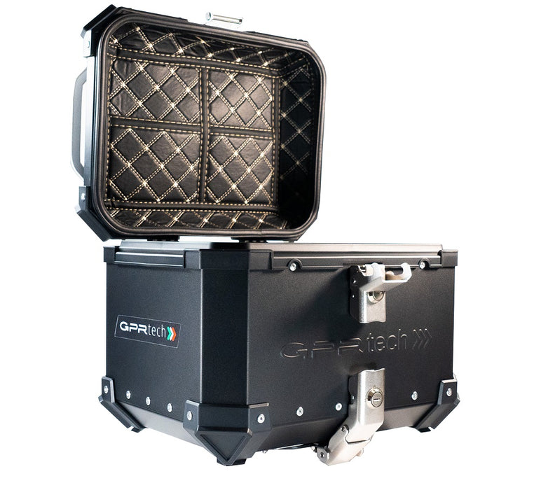 Honda Forza 300 2018-2023 GPR TECH 26 L Aluminum Top Case in Black with Specific Plate Included