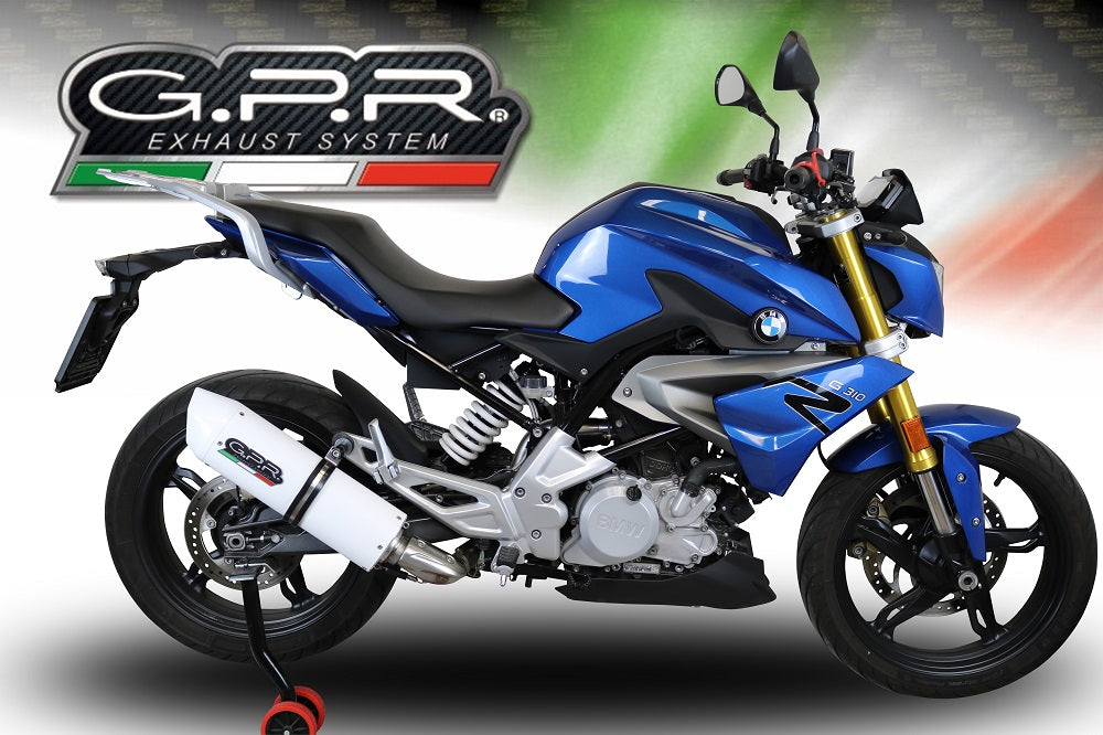 GPR Exhaust for Bmw G310R 2017-2021, Albus Evo4, Full System Exhaust, Including Removable DB Killer
