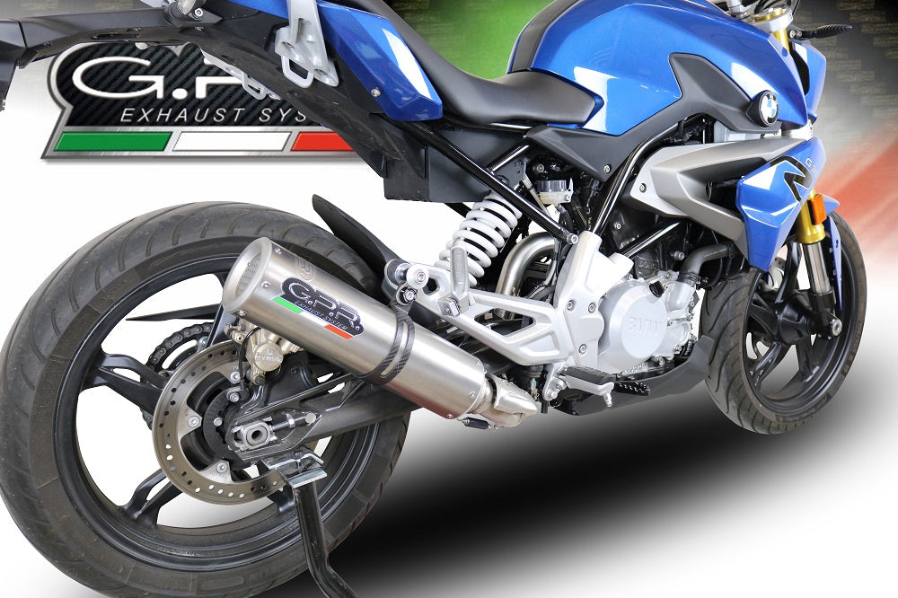 GPR Exhaust for Bmw G310R 2022-2023, M3 Inox , Full System Exhaust, Including Removable DB Killer