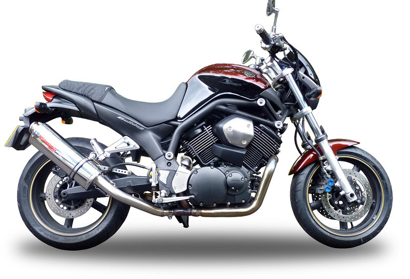 GPR Exhaust System Yamaha Bt Bulldog 1100 2002-2007, Trioval, Dual slip-on Including Removable DB Killers and Link Pipes