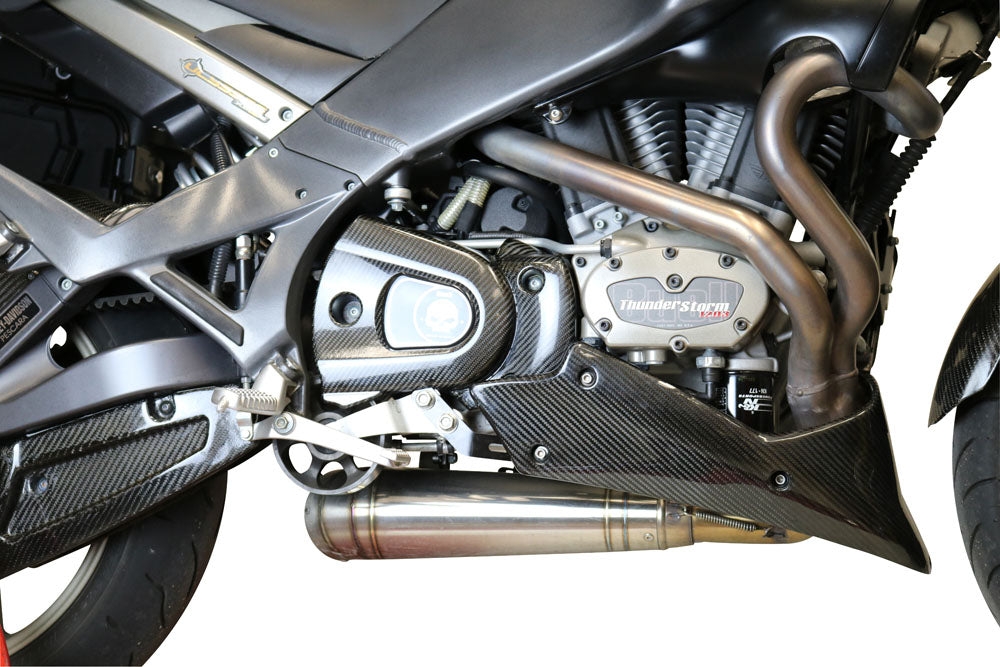GPR Exhaust for Buell UlySseses Xb 12 X 2003-2007, Powercone Evo, Slip-on Exhaust Including Removable DB Killer and Link Pipe