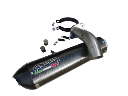 GPR Exhaust System Can Am Spyder 1000 St - Sts 2013-2016, Gpe Ann. Poppy, Slip-on Exhaust Including Removable DB Killer and Link Pipe