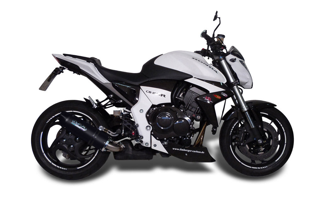 GPR Exhaust System Honda CB1000R 2008-2014, Furore Nero, Slip-on Exhaust Including Removable DB Killer and Link Pipe