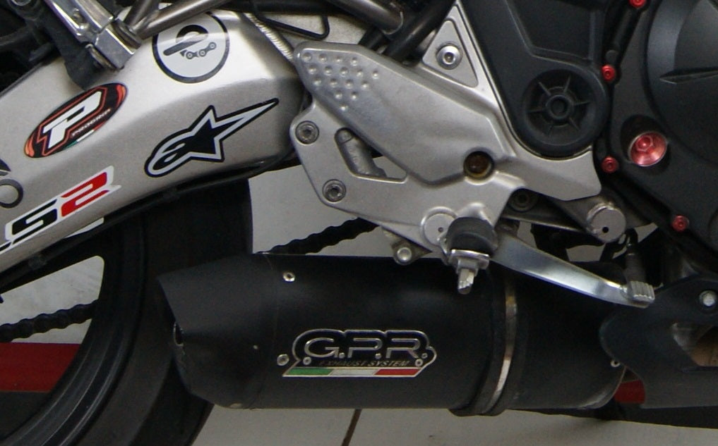 GPR Exhaust System Cf Moto Nk 650 2012-2016, Furore Nero, Slip-on Exhaust Including Removable DB Killer and Link Pipe