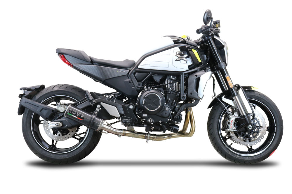 GPR Exhaust System Cf Moto 700 CL-X Heritage 2022-2024, M3 Poppy , Mid-Full System Exhaust Including Removable DB Killer