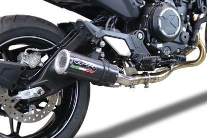 GPR Exhaust System Cf Moto 700 CL-X Heritage 2022-2024, M3 Poppy , Mid-Full System Exhaust Including Removable DB Killer