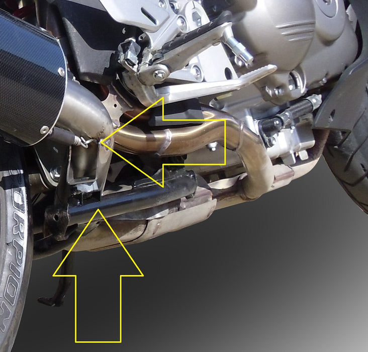 GPR Exhaust System Honda Crossrunner 800 VFR800X 2011-2014, Gpe Ann. titanium, Slip-on Exhaust Including Removable DB Killer and Link Pipe