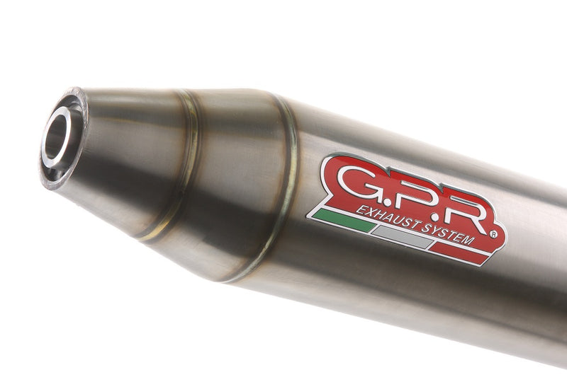 GPR Exhaust for Adly 500 Hurricane S 2005-2021, Deeptone Atv, Slip-on Exhaust Including Removable DB Killer and Link Pipe