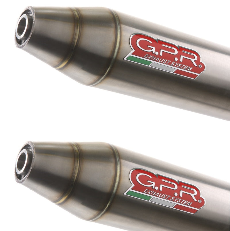 GPR Exhaust System Triton Baja 300 - Supermoto 2009-2018, Deeptone Atv, Full System Exhaust, Including Removable DB Killer