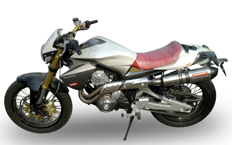 GPR Exhaust System Derbi Mulhacén 659 2005-2011, Gpe Ann. titanium, Slip-on Exhaust Including Removable DB Killer and Link Pipe