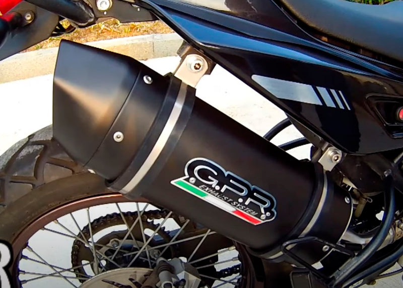 GPR Exhaust System Derbi Senda Drd 125 R / SM 2009-2013, Furore Poppy, Slip-on Exhaust Including Removable DB Killer and Link Pipe
