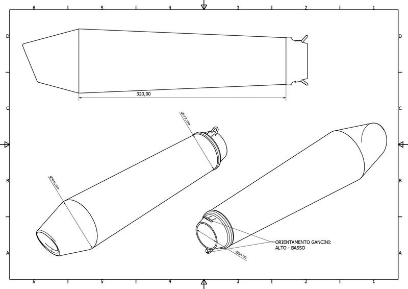 GPR Exhaust for Bmw R90GS 1980-1987, Vintavoge Cafè Racer, Universal silencer, Including Removable DB Killer, without Link Pipe