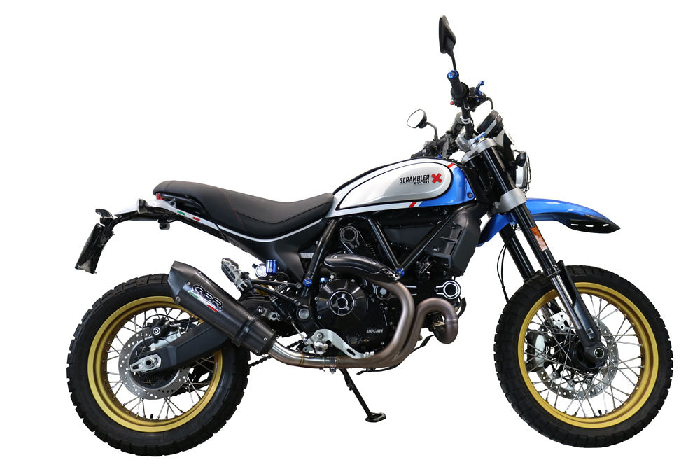 GPR Exhaust System Ducati Scrambler 800 Icon - Icon Dark 2021-2023, Gpe Ann. Poppy, Slip-on Exhaust Including Link Pipe and Removable DB Killer