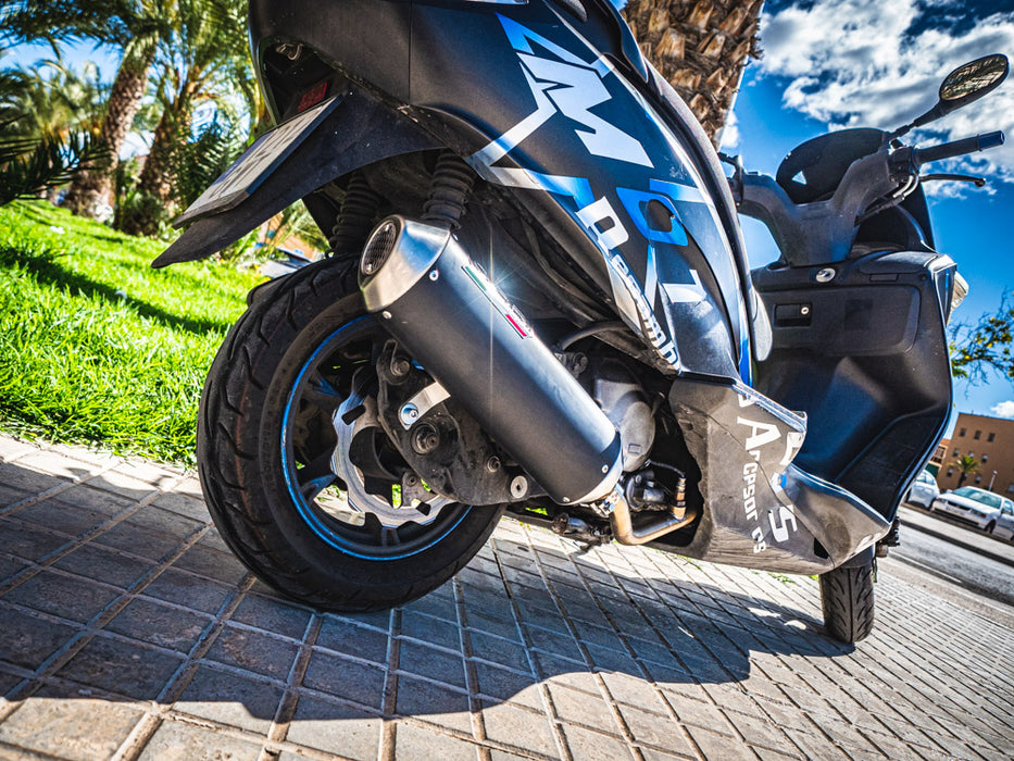 GPR Exhaust System Gilera Dna 180 4T 2000-2006, Evo4 Road, Slip-on Exhaust Including Removable DB Killer and Link Pipe