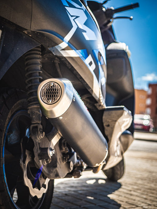 GPR Exhaust System Yamaha X-Max 250 2005-2006, Evo4 Road, Full System Exhaust, Including Removable DB Killer