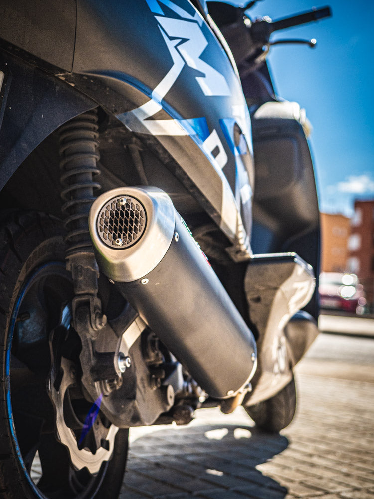 GPR Exhaust System Piaggio Vespa 150 ET4 "Leader" 1996-2002, Evo4 Road, Full System Exhaust, Including Removable DB Killer