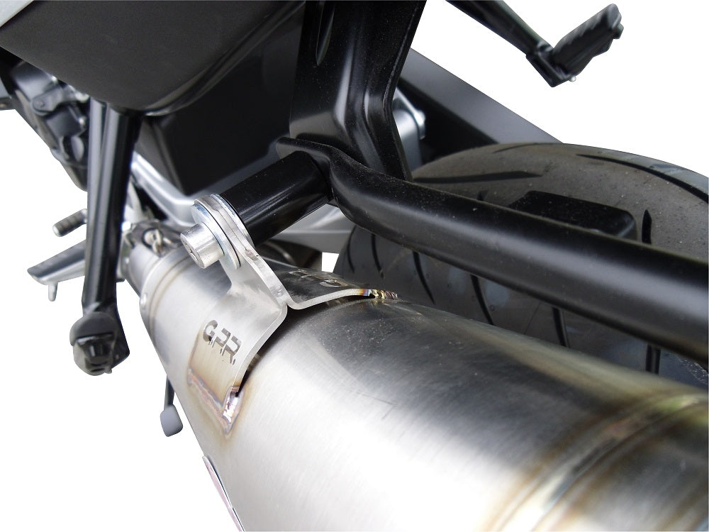 GPR Exhaust for Bmw F800GT 2017-2019, Powercone Evo, Slip-on Exhaust Including Removable DB Killer and Link Pipe