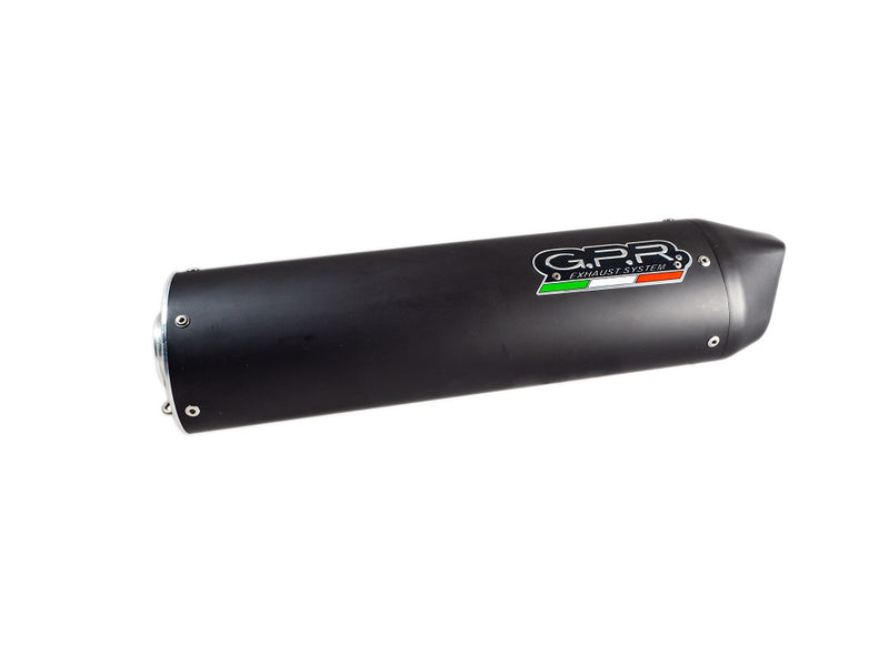 GPR Exhaust System Husqvarna FE350 2014-2016, Furore Nero, Slip-on Exhaust Including Removable DB Killer and Link Pipe