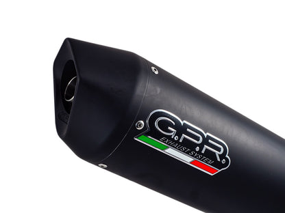 GPR Exhaust System Honda VFR800F 2014-2016, Furore Nero, Slip-on Exhaust Including Removable DB Killer and Link Pipe