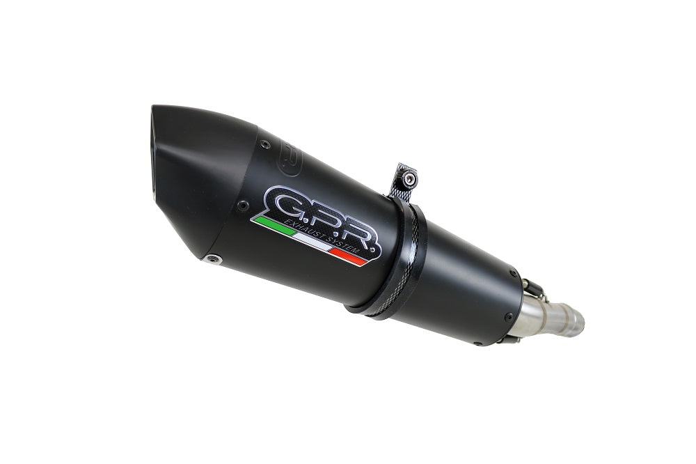 GPR Exhaust for Bmw S1000XR 2015-2016, Gpe Ann. Black titanium, Slip-on Exhaust Including Removable DB Killer and Link Pipe