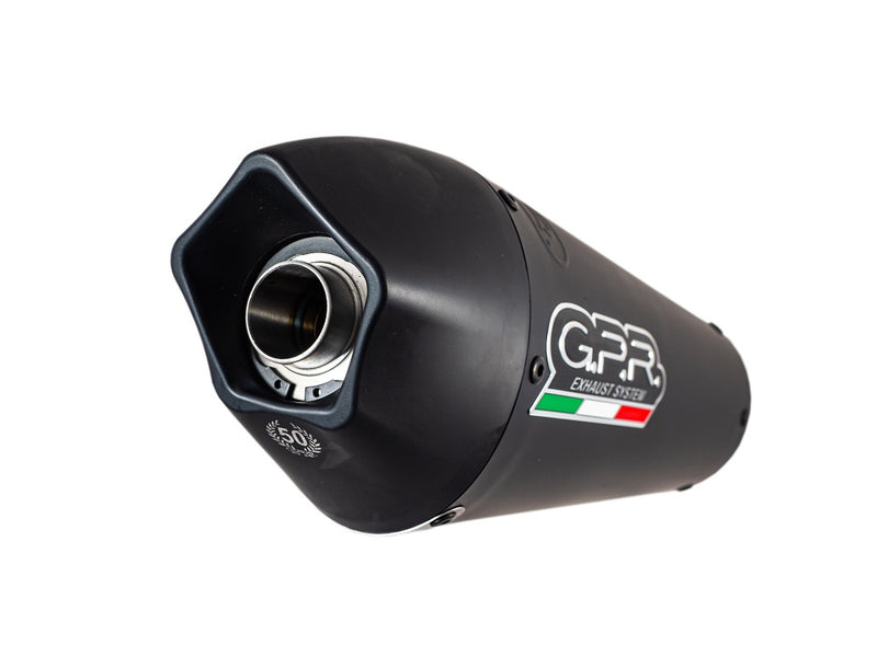 GPR Exhaust System Yamaha YZF R1 R1M 2015-2016, Gpe Ann. Black titanium, Slip-on Exhaust Including Removable DB Killer and Link Pipe
