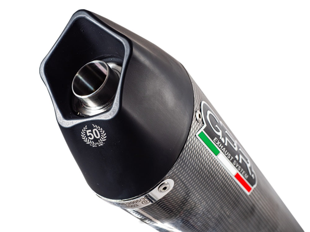 GPR Exhaust for Bmw R1200RT 2009-2013, Gpe Ann. Poppy, Slip-on Exhaust Including Removable DB Killer and Link Pipe