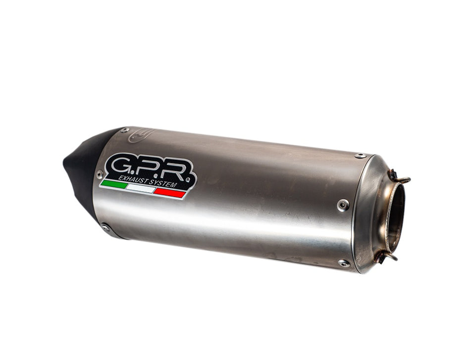 GPR Exhaust System Cf Moto 700 CL-X Sport 2022-2024, Gpe Ann. titanium, Mid-Full System Exhaust Including Removable DB Killer