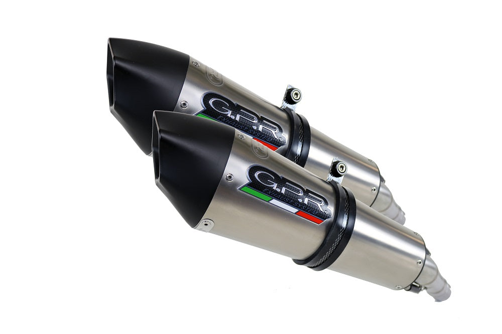 GPR Exhaust System Yamaha YZF 1000 R1 2007-2008, Gpe Ann. titanium, Dual slip-on Including Removable DB Killers and Link Pipes