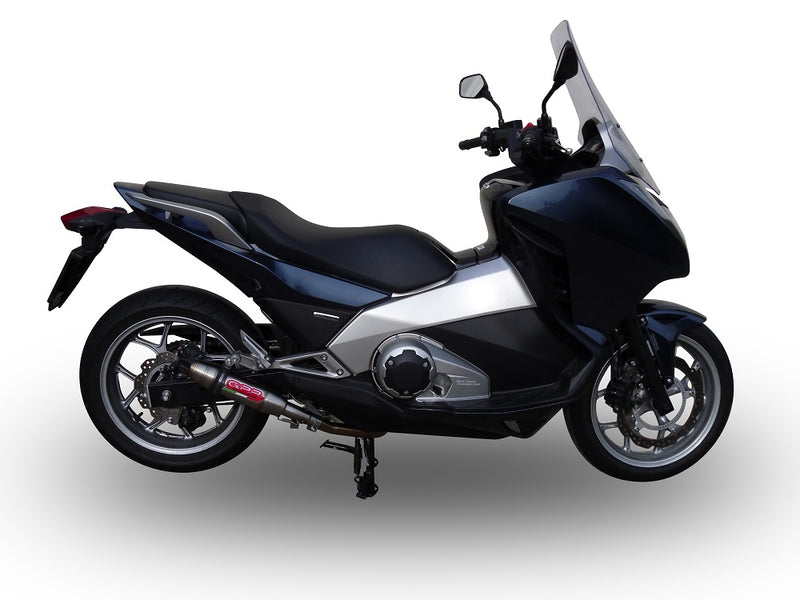 GPR Exhaust System Honda Integra 750 2014-2015, Deeptone Inox, Slip-on Exhaust Including Removable DB Killer and Link Pipe
